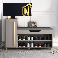 TỦ GIÀY KÈM ĐỆM NGỒI CAO CẤP